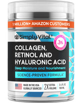 SimplyVital frasco doble tamano muestra hidratacion prolongada