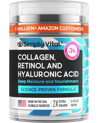 SimplyVital frasco doble tamano muestra hidratacion prolongada