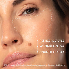 Parches SimplyVital con colágeno suavizan la piel alrededor de los ojos para un aspecto suave