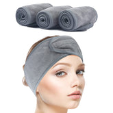 Banda SINLAND de microfibra con ajuste cómodo para el cabello durante el lavado.