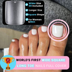 Uñas largas SINOKAME para dedo grande, ajuste cómodo y sencillo.