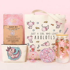 SiplyHaven bolsa de lona axolotl para uso diario y estilo
