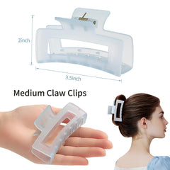 Diseño cuadrado-rectangular del clip Sisiaipu para peinados diarios.