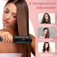 Sixriver ajuste de temperatura 160–220°C para todo tipo de cabello.