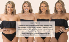 SJOLIE Rapid Spray Tan Luxe — spray direct offrant une couverture précise et sans traces.