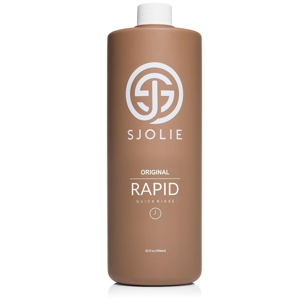 SJOLIE SUNLESS botella de bronceado rápida con base oliva para piel suave