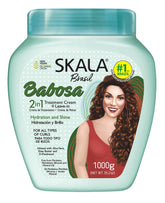 SKALA Babosa Tratamiento, crema 1 kg para hidratación profunda del cabello rizado.