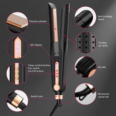 SKIMI Airflow Styler usa flujo de aire frío 360° para fijar estilo con brillo.