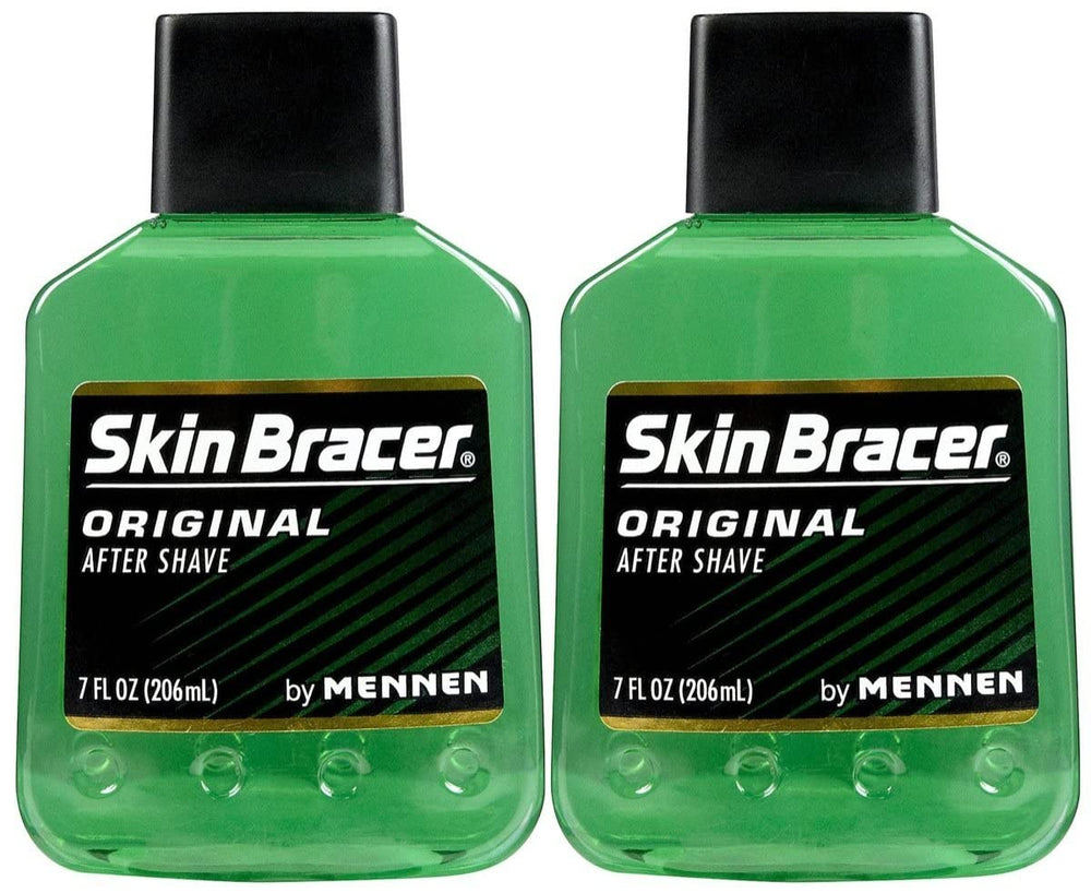 Skin Bracer de Mennen, botella tras afeitado, sensación fresca y ligera para terminar la rutina.