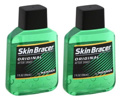 Skin Bracer Original After Shave presenta dos botellas para una rutina diaria.