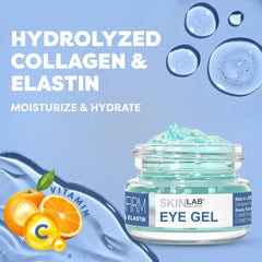 SKIN LAB Lift & Firm: aplicación suave alrededor de los ojos con hidratación.