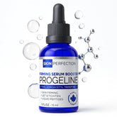 Skin Perfection Progeline Serum Booster, botella de 0,5 oz para firmeza de cuello y rostro.