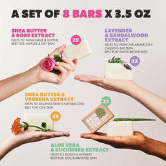 Skin Said Yes lavender-scented soap bar for a soothing shower.