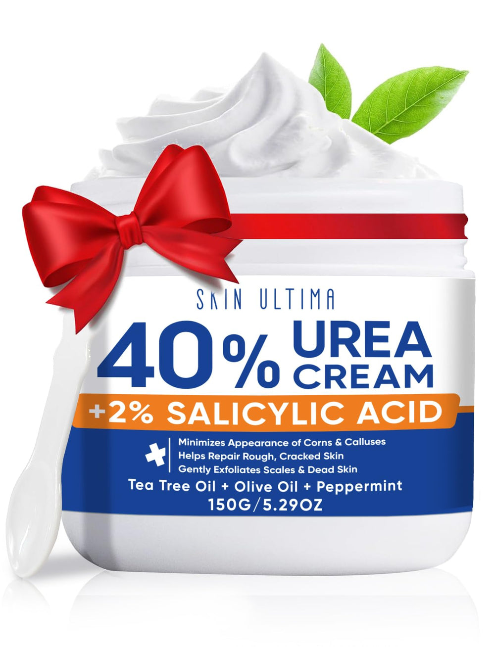 SKIN ULTIMA Crema de Urea 40% en botella, hidratación profunda para pies