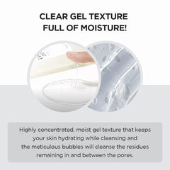 SKIN1004 botella de gel limpiador espumoso, ideal para uso diario e hidratación