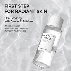 SKIN1004 Tone Glowing Boosting Toner bottle side view shows compact care for sensitive skin