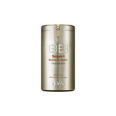 SKIN79 Beblesh Balm Dorado Súper Plus, botella dorada para una tez luminosa y natural.