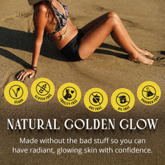 Skinerals Bronzage visage et corps: teint uniforme et naturel.