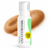 Skinerals Mousse auto-bronzante: bouteille affichant un bronzage profond et durable.
