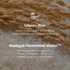 SKINFOOD 1957 Suero de arroz, aporta suavidad y brillo natural.