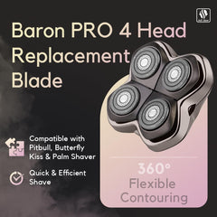Baron PRO 4: sistema rotatorio para afeitado preciso