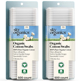 Sky Organics Coton-tiges bio - emballage pratique pour le quotidien.