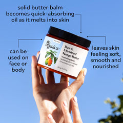 Sky Organics mantequilla de mango, manos y codos hidratación concentrada