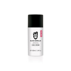 Slick Gorilla crema-rizos-hombre-botella: hidratación ligera que define rizos con movimiento.