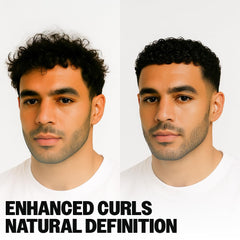 Slick Gorilla definicion-rizos: rizos más definidos y naturales sin endurecimiento.
