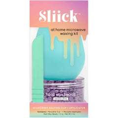 Sliick perlas de cera dura acai para depilación suave en casa.