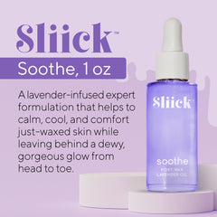 Sliick Aceite calmante hidrata profundamente la piel irritada sin dejar grasa