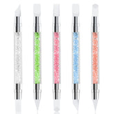 Sliverdew bolígrafo de escultura para uñas de doble punta, ideal para diseños tridimensionales.