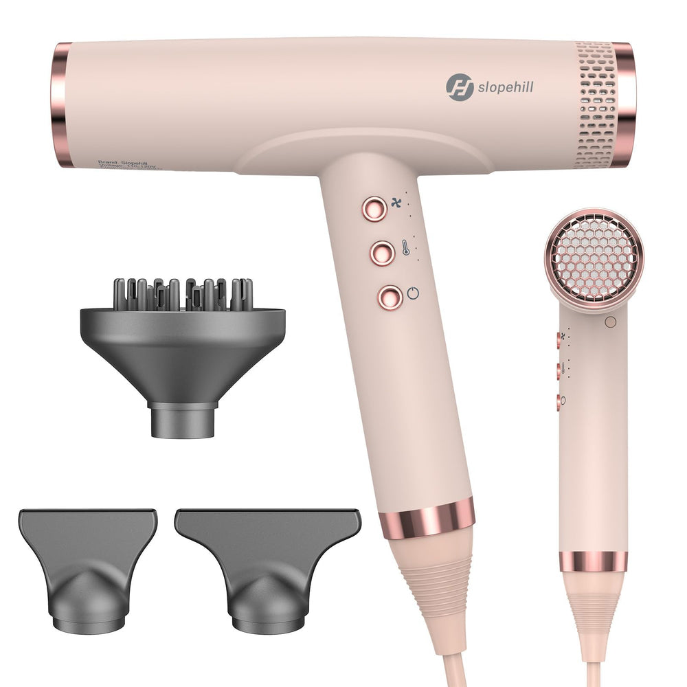 Secador slopehill ionico biocerámico profesional para un acabado suave y duradero.