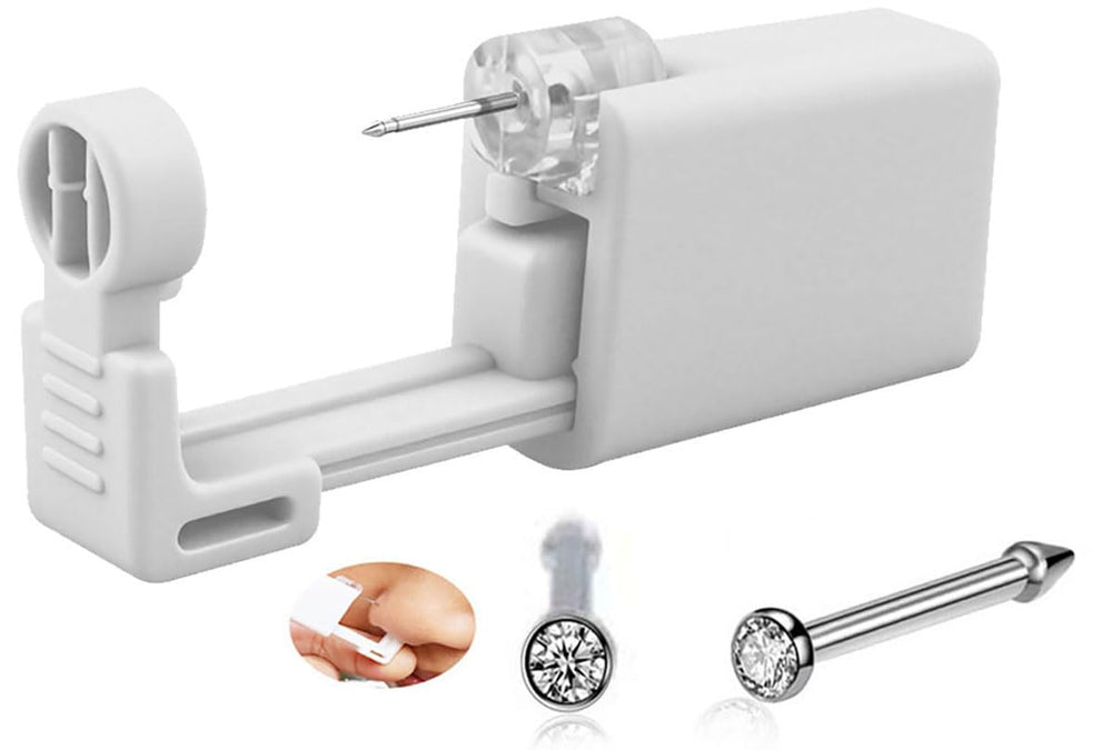 SLVIEKAE kit perforación nariz: pistola desechable para uso rápido.