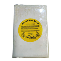 SmellGood manteca de karité pura color marfil en frasco para hidratación suave de piel.