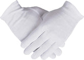 Guantes Smilco de algodón blancos para uso diario, tacto suave.