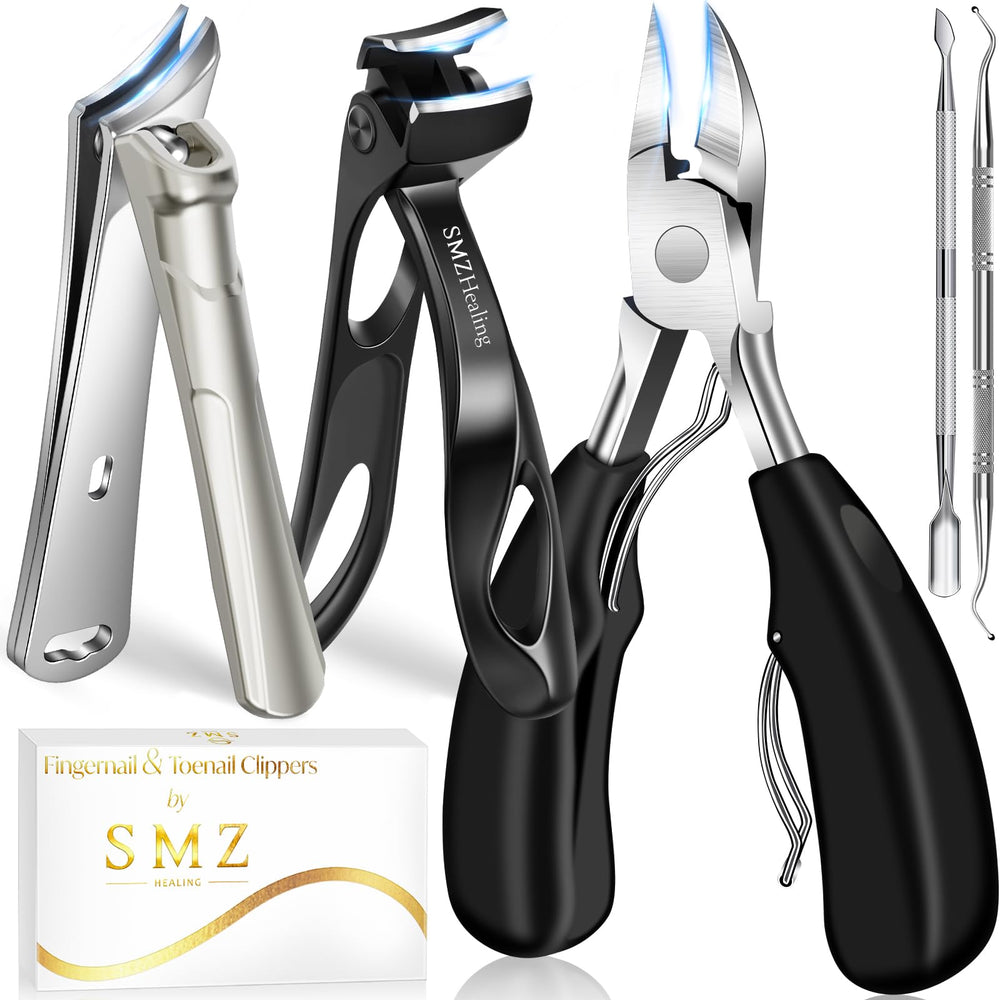 SMZHealing corta-unas con apertura grande para uñas gruesas y fáciles de cortar.