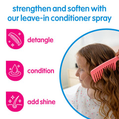 SO COZY Keratina y proteína de soja, fortalece suavemente el cabello infantil.