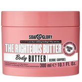 Soap & Glory manteca corporal, hidratación intensa para piel seca.