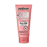 Soap & Glory Original Pink exfoliante corporal, frasco; piel suave lista para hidratar.