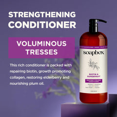Aceite de ciruela en Soapbox para hidratación y brillo del cabello.