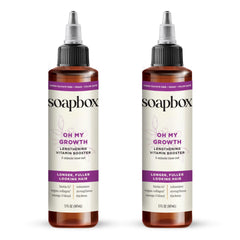Soapbox Oh My Growth: botella en acción para cabello más abundante