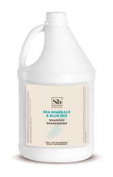 Soapbox Shampoo minéraux marins et iris bleu, bouteille prête pour usage quotidien