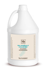 Soapbox Shampoo minéraux marins et iris bleu, bouteille prête pour usage quotidien