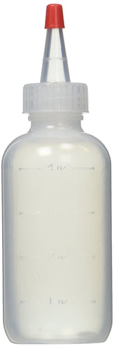 Soft 'N Style botella aplicador con escala de medición para dosificar con precisión.
