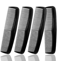 Soft 'N Style: conjunto de 4 peines negros para peinados rápidos en casa.