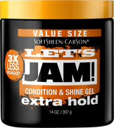 SoftSheen Gel 14oz de producto con empaque destacado para uso diario