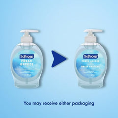 Espuma densa de Softsoap sobre manos para limpieza suave y eficaz