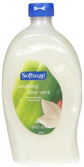 Softsoap Jabón de Manos Aloe Vera en botella de 32 onzas para uso diario suave