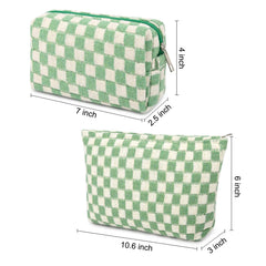 SOIDRAM bolsa maquillaje con cremallera de metal, detalle para seguridad.
